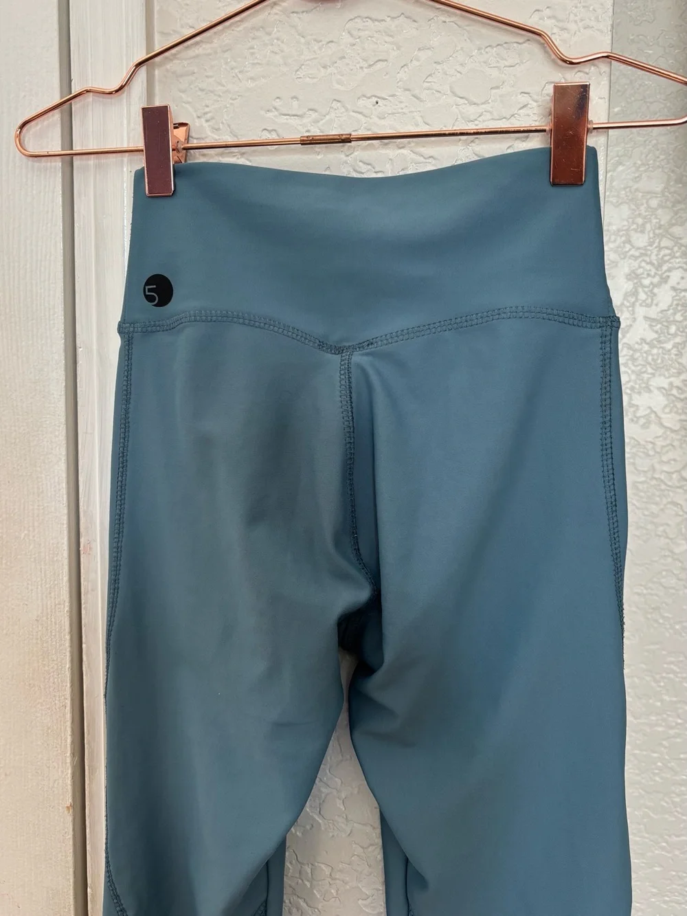 Five the label High-Waist Teal Leggings